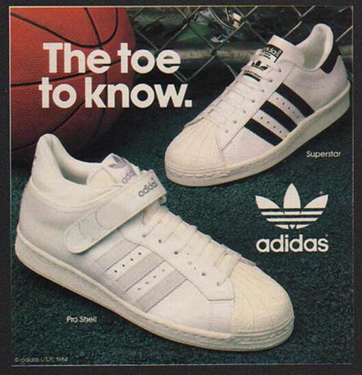 Легенде — 50! История кроссовок Adidas Superstar